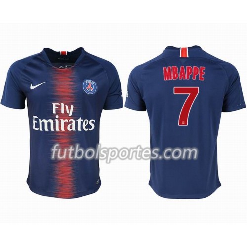 Camisetas Paris Saint-Germain MBAPPE 7 Primera Equipacion 2018/2019