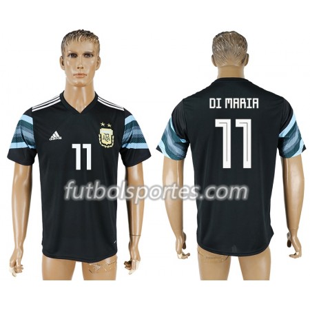 Camisetas Argentina Angel Di Maria 11 Segunda Equipacion Mundial 2018