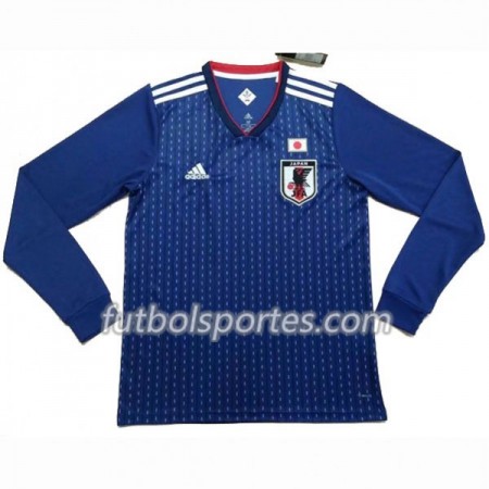 Camisetas Japón Primera Equipacion Mundial 2018 Manga Larga
