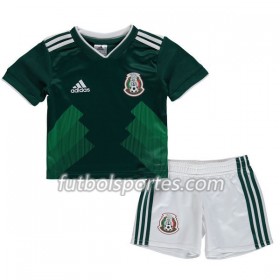 Camisetas México Niño Primera Equipacion Mundial 2018