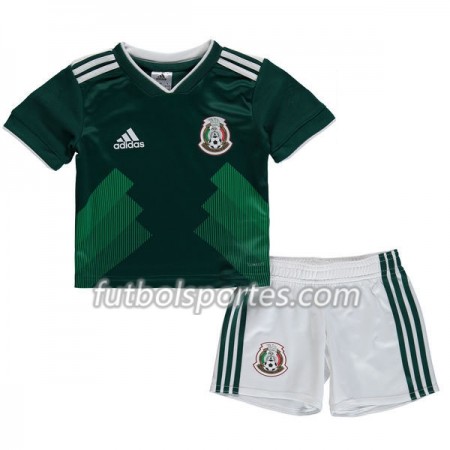 Camisetas México Niño Primera Equipacion Mundial 2018