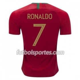 Camisetas Portugal Cristiano Ronaldo 7 Primera Equipacion Mundial 2018
