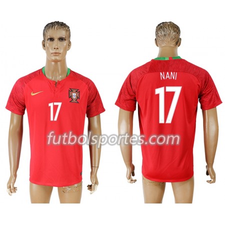 Camisetas Portugal Nani 17 Primera Equipacion Mundial 2018