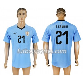 Camisetas Uruguay Edinson Cavani 21 Primera Equipacion Mundial 2018