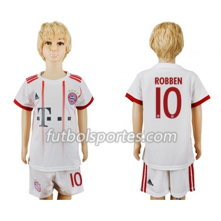 Camisetas Bayern de Múnich Arjen Robben 10 Niño Tercera Equipacion 2018