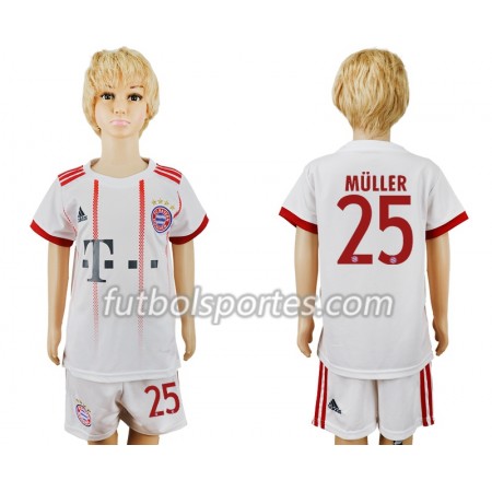 Camisetas Bayern de Múnich Thomas Muller 25 Niño Tercera Equipacion 2018