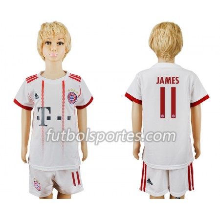 Camisetas Bayern de Múnich James Rodriguez 11 Niño Tercera Equipacion 2018