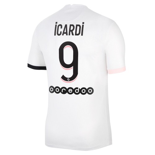 Camisetas Paris Saint Germain Mauro Icardi 9 Segunda Equipacion 2021/2022