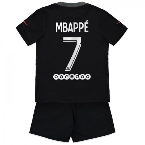 Camisetas Paris Saint Germain PSG Kylian Mbappé 7 Niños Tercera Equipacion  2021/2022